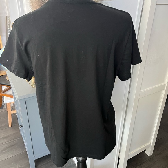 Women’s Large Puma CropTop in Black Sunflower Puma Logo NEW Excellent Condition - Picture 8 of 9